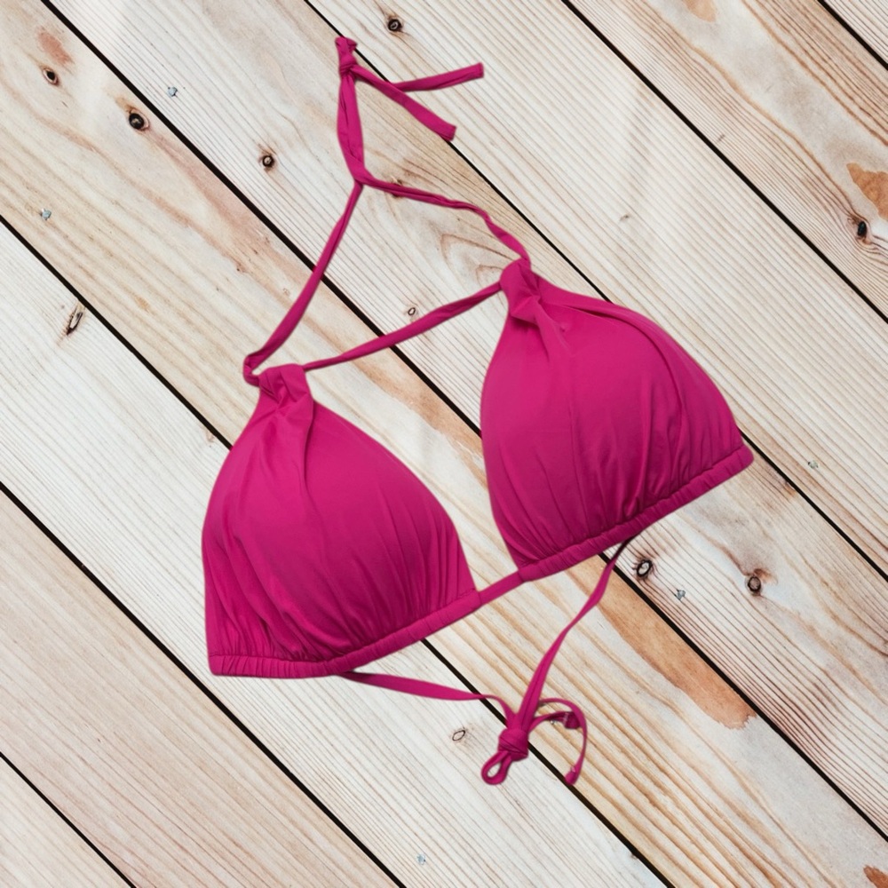 NWT La Blanca pink 36DD bikini top